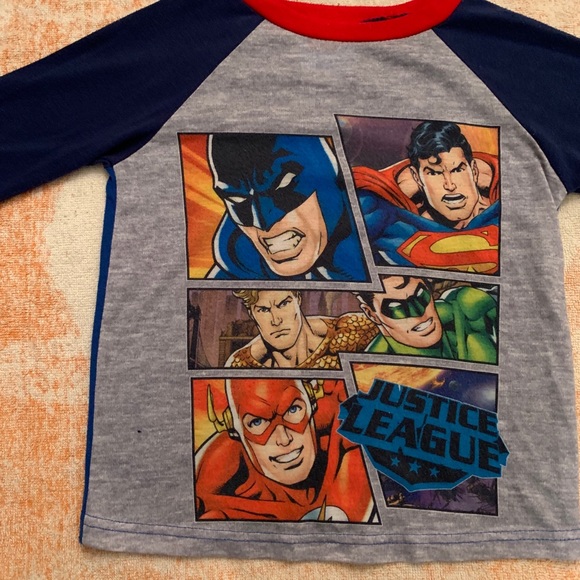 Justice League 100% Polyester kids T Shirt - Picture 2 of 5